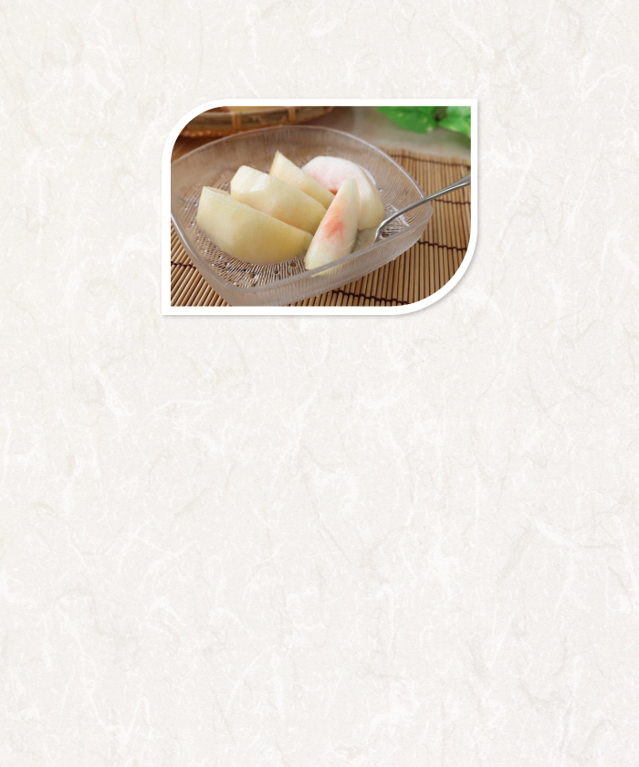 白桃むすめのおいしい食べ方